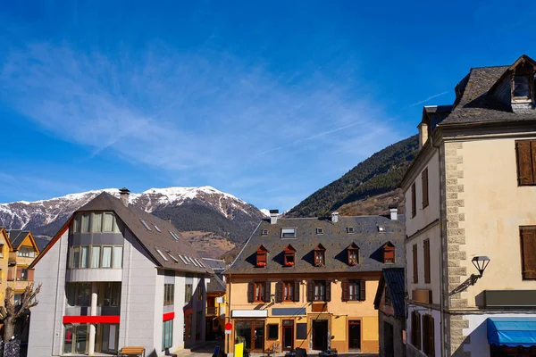 Vielha Également Village Viella Lerida Catalogne Espagne Vallée Aran Dans — Photo