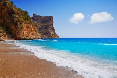 Cala del Moraig beach Benitachell Alicante, İspanya