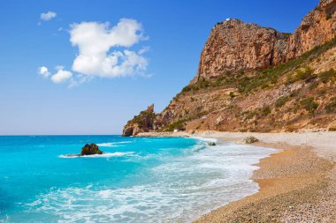 Cala del Moraig beach Benitachell Alicante, İspanya