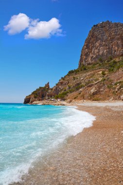 Cala del Moraig beach Benitachell Alicante, İspanya