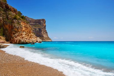 Cala del Moraig beach Benitachell Alicante, İspanya