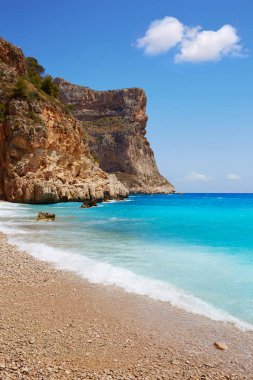 Cala del Moraig beach Benitachell Alicante, İspanya