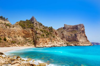 Cala del Moraig beach Benitachell Alicante, İspanya
