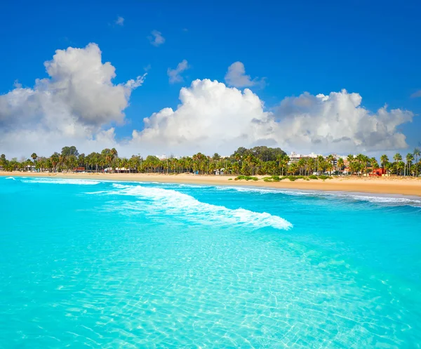 Spiaggia Burriana Castellon Del Mediterraneo Spagna — Foto Stock