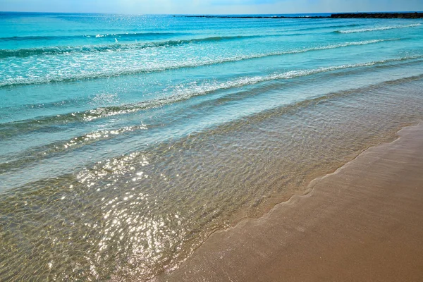 Burriana Beach Castellon Hiszpanii Śródziemnego — Zdjęcie stockowe