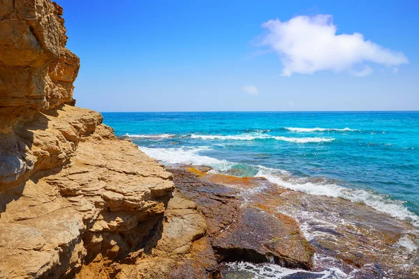 Cala Fustera Beach Benissa Also Benisa Alicante Spain — Stock Photo, Image