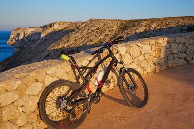 Cabo San Antonio Cape Denia dağ bisikleti Mtb İspanya ile hava içinde
