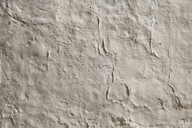 Beyaz duvar ile Akdeniz bölgesinde kireç badanalı