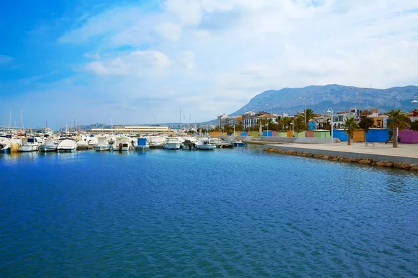 Denia Port Marina Alicante Akdeniz Deniz Alicante Spanya — Stok fotoğraf