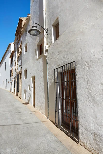 Javea Również Śródziemnego Stare Miasto Białe Elewacje Śródziemnomorskiej Alicante Hiszpania — Zdjęcie stockowe