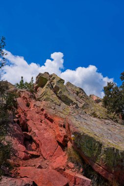 Espadan Sierra tepe orman Castellon, İspanya