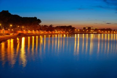 Denia günbatımı manzarası Las Rotas Akdeniz Alicante İspanya'dan