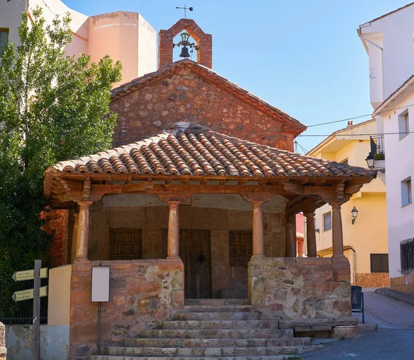 Igreja Arcos Las Salinas Província Valência Espanha — Fotografia de Stock