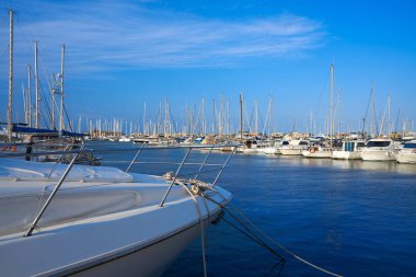 Denia marina tekne Nautico adlı Alicante İspanya il içinde