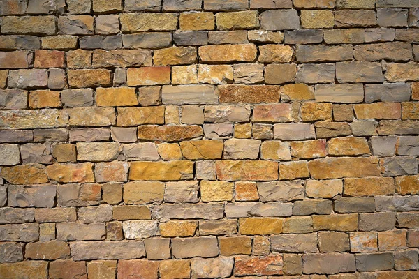 西班牙砖石石墙 — 图库照片