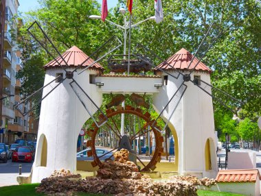 Feria fırıldak Albacete İspanya Kastilya La Mancha içinde