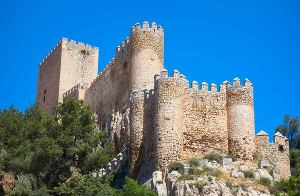 Almansa Κάστρο Στην Αλμπαθέτε Της Ισπανίας Στην Επαρχία Καστίλλη Μάντσα — Φωτογραφία Αρχείου