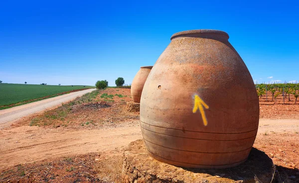 Winnica Kastylii Mancha Hiszpanii Cuenca Drodze Saint James Levante — Zdjęcie stockowe