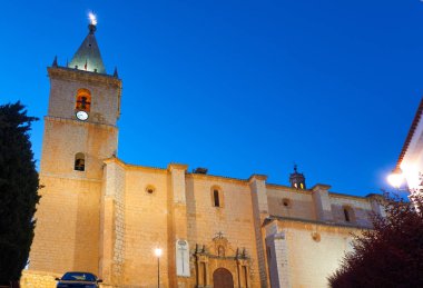 La Roda El Salvador kilisede Albacete, İspanya'nın Kastilya La mancha