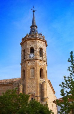 Toledo, Kastilya La Mancha Tembleque Kilisesi Saint james yolda