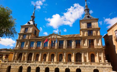 Toledo Ayuntamiento içinde Kastilya La Mancha, İspanya