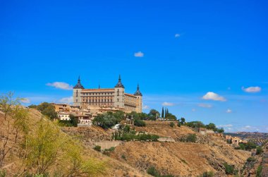 Alcazar de Toledo Kastilya La Mancha, İspanya