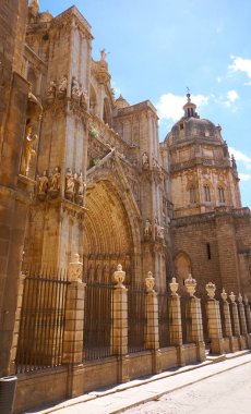 Toledo Cathedral in Castile La Mancha of Spain clipart