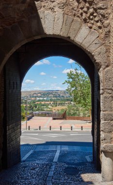 Puerta del Cambron kapı Toledo, İspanya
