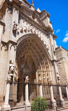 Toledo katedralde Kastilya La Mancha, İspanya