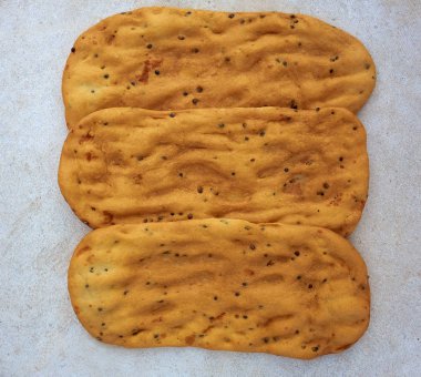 Tortas de canamones ekmek Castile La Mancha İspanya'dan