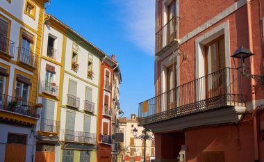 Valencia meydanda beklediği Plaza Mercat de Jativa, İspanya