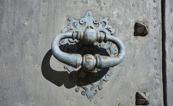 Staré Dveře Knok Dveře Kostela Španělské Valencii — Stock fotografie