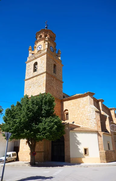 Gineta Kirche Albacete Castilien Mancha Von Spanien Von Saint James — Stockfoto