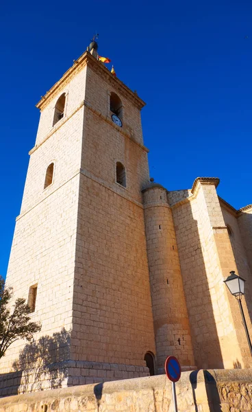 Roda Salvador 教堂在 Albacete 在西班牙的 Cas贴 Mancha — 图库照片