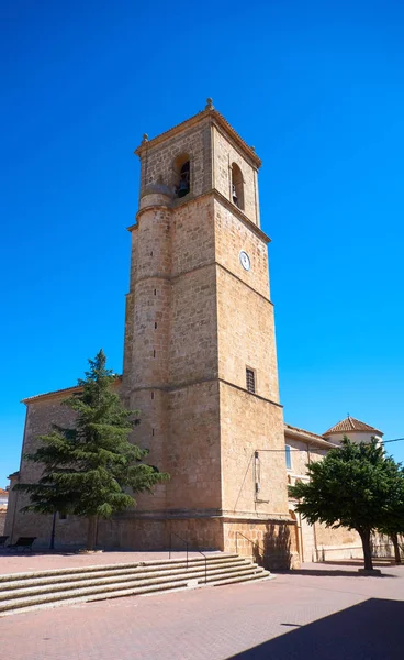 Minaya Církev Způsobem Camino Santiago Saint James Levante Kastilii Mancha — Stock fotografie