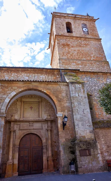 Igreja Quintanar Orden Santiago Por Saint James Way Espanha Toledo — Fotografia de Stock
