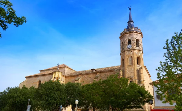Toledo Kastilya Mancha Tembleque Kilisesi Saint James Yolda — Stok fotoğraf
