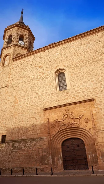 Iglesia Tembleque Toledo Castilla Mancha Camino Saint James —  Fotos de Stock