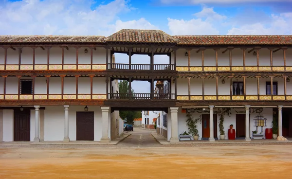 Tembleque Площі Пласа Майор Толедо Кастилії Манча Сент Джеймс Шляху — стокове фото