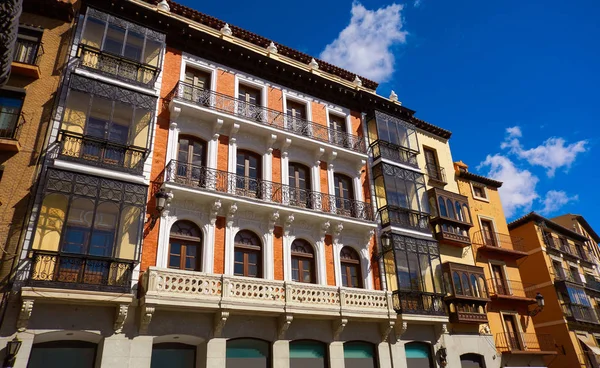 Toledo Fassaden Castile Mancha Von Spanien — Stockfoto