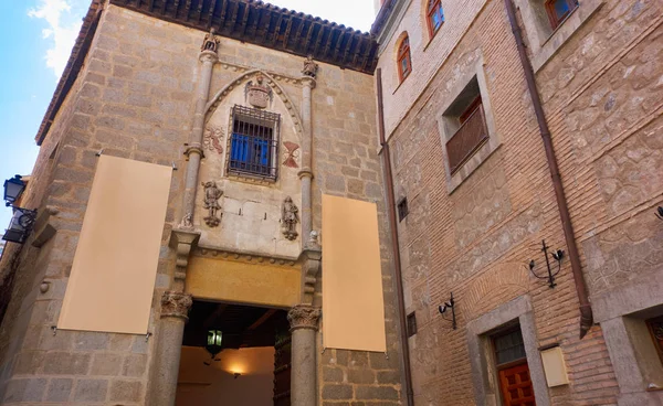 Kasztília Mancha Spanyolország Toledo Homlokzatok — Stock Fotó