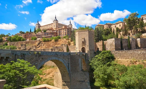 Toledo Skyline Kastylii Mancha Hiszpanii — Zdjęcie stockowe