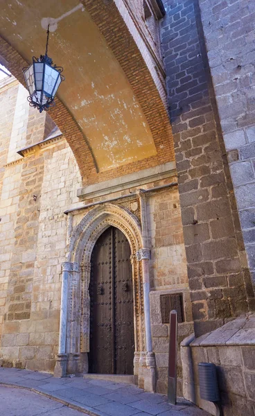 Kathedraal Van Toledo Arch Castilië Mancha Van Spanje — Stockfoto