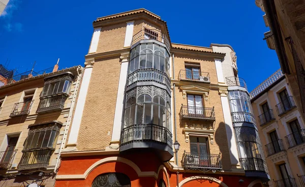 Façades Tolède Castille Manche Espagne — Photo