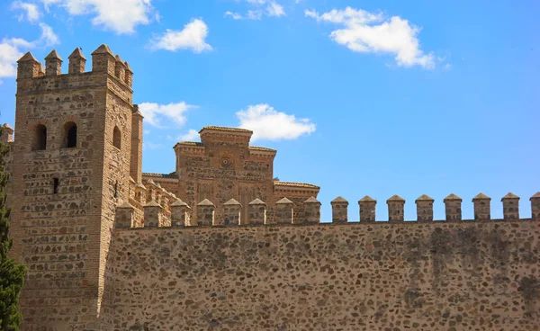 Toledo Zamek Kastylii Mancha Hiszpanii — Zdjęcie stockowe