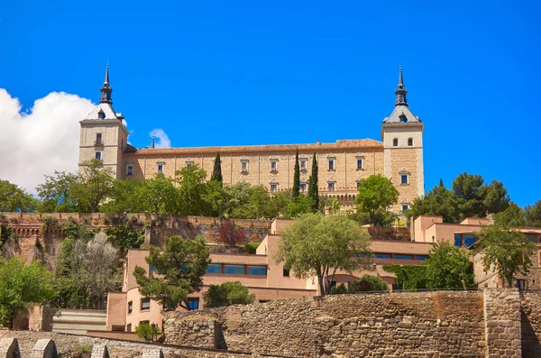 Alcazar Toledo Kastylii Mancha Hiszpanii — Zdjęcie stockowe