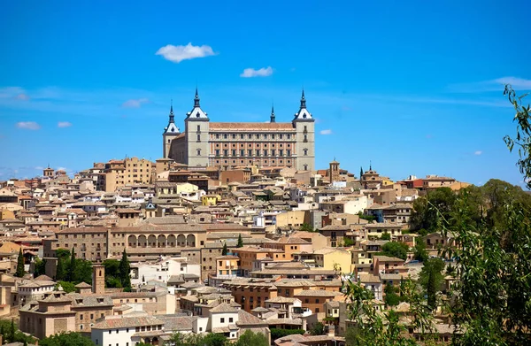 Toledo Skyline Castela Mancha Espanha — Fotografia de Stock