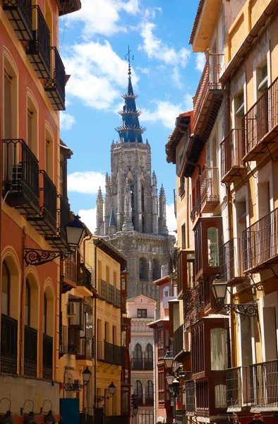 Καθεδρικός Ναός Του Τολέδο Στην Καστίλλη Μάντσα Ισπανία — Φωτογραφία Αρχείου