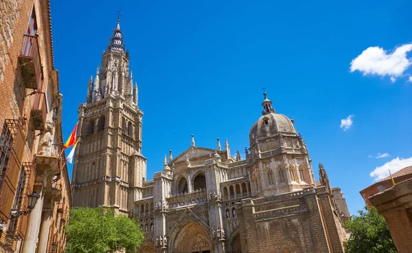 Catedral Toledo Castela Mancha Espanha — Fotografia de Stock