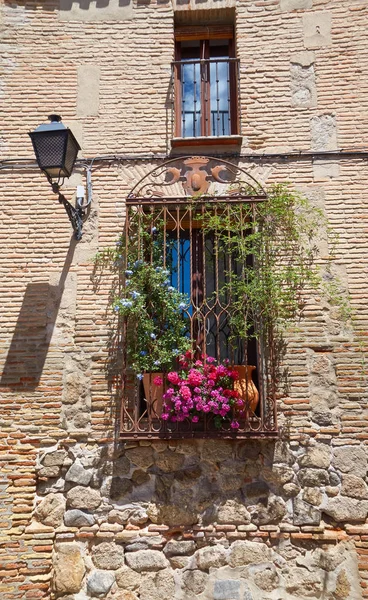 Toledo Gevels Castilië Mancha Met Een Oppervlakte Van Spanje — Stockfoto